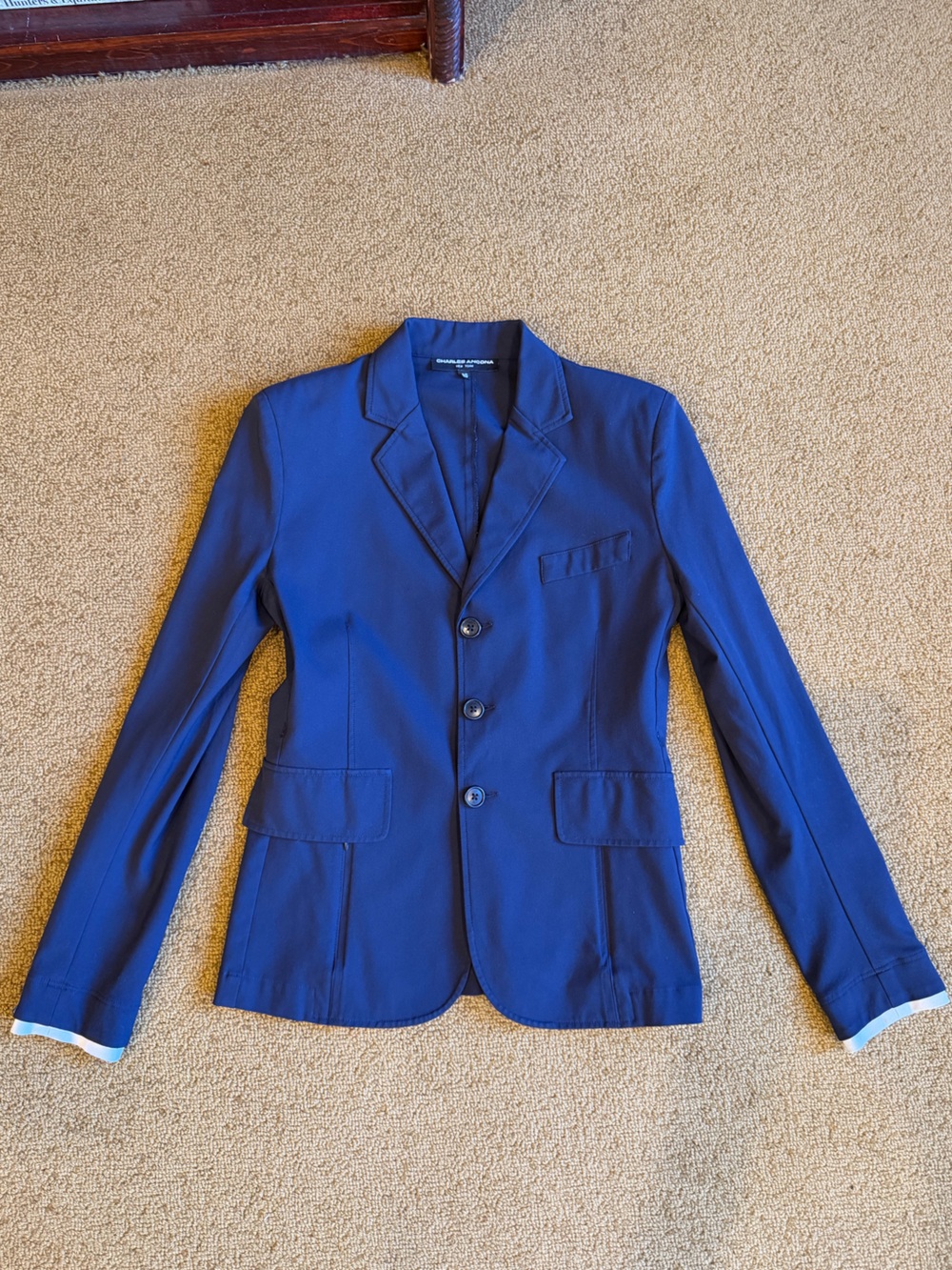 Men’s Charles Ancona Show Jacket Navy Size 36